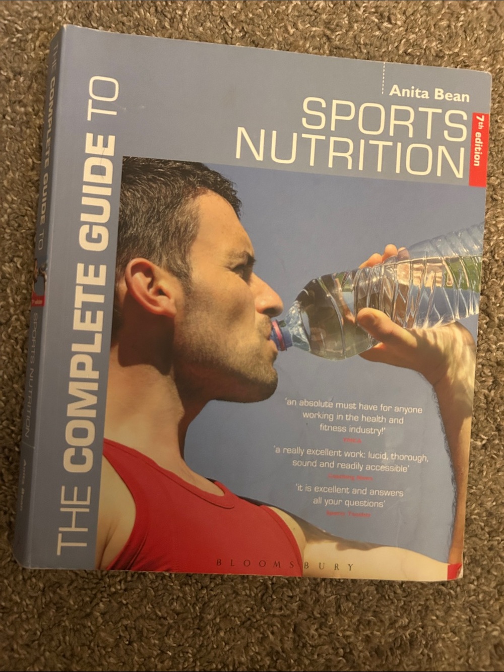 Anita Bean Sports Nutrition Book - Blue Cover